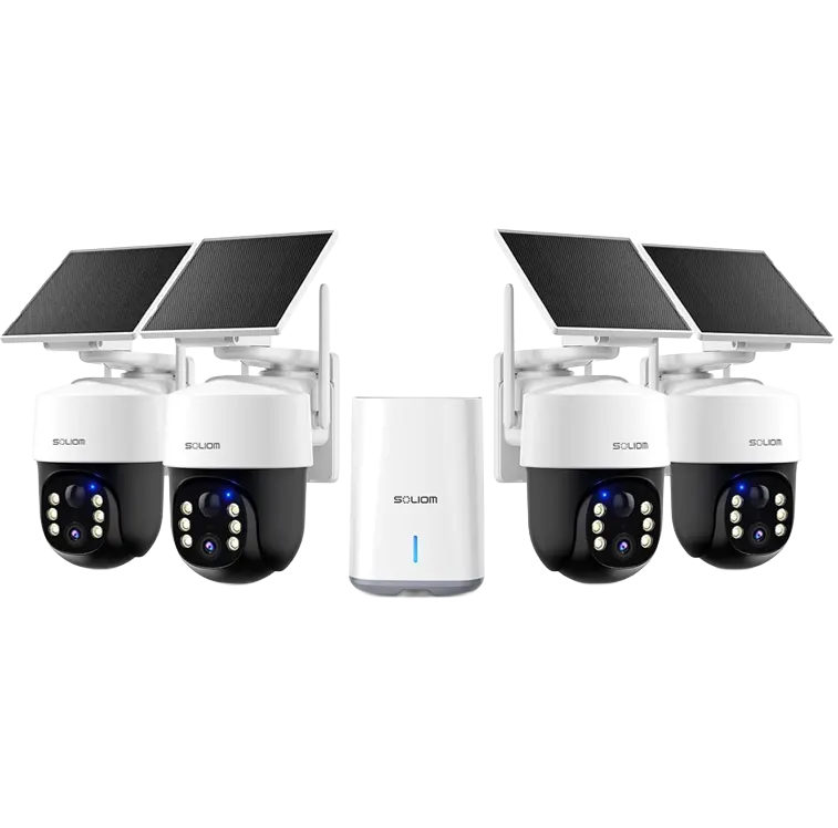 SOLIOM Security Cameras Wireless Outdoor,4K Ultra HD